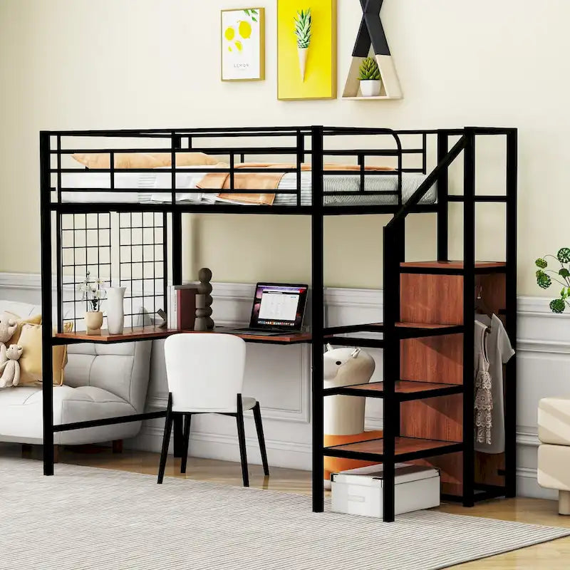 Metal Wardrobe Loft Beds