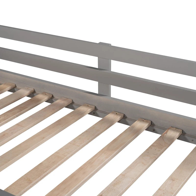 Lit mezzanine une place avec toboggan