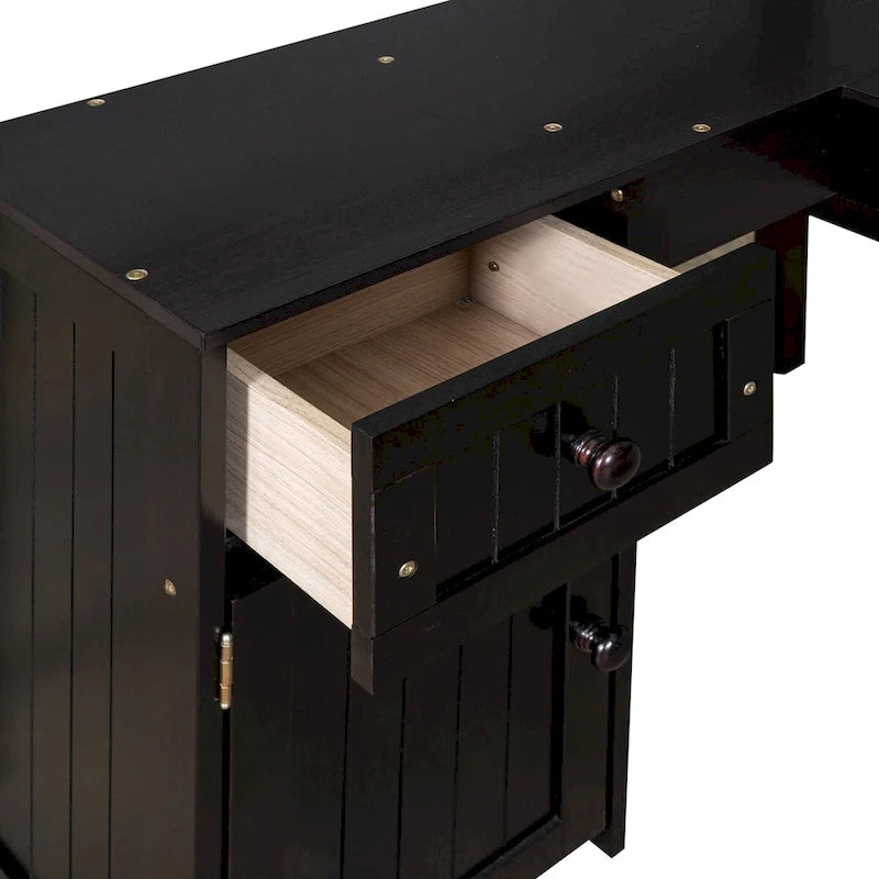 Twin Loft Bed with Drawers, Cabinet, Shelves and Desk